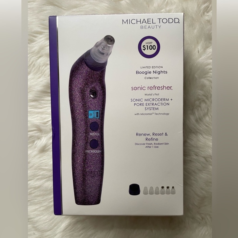 Michael Todd Beauty Sonic Refresher Pore Extraction Micro System NEW & SEALED - Picture 3 of 4